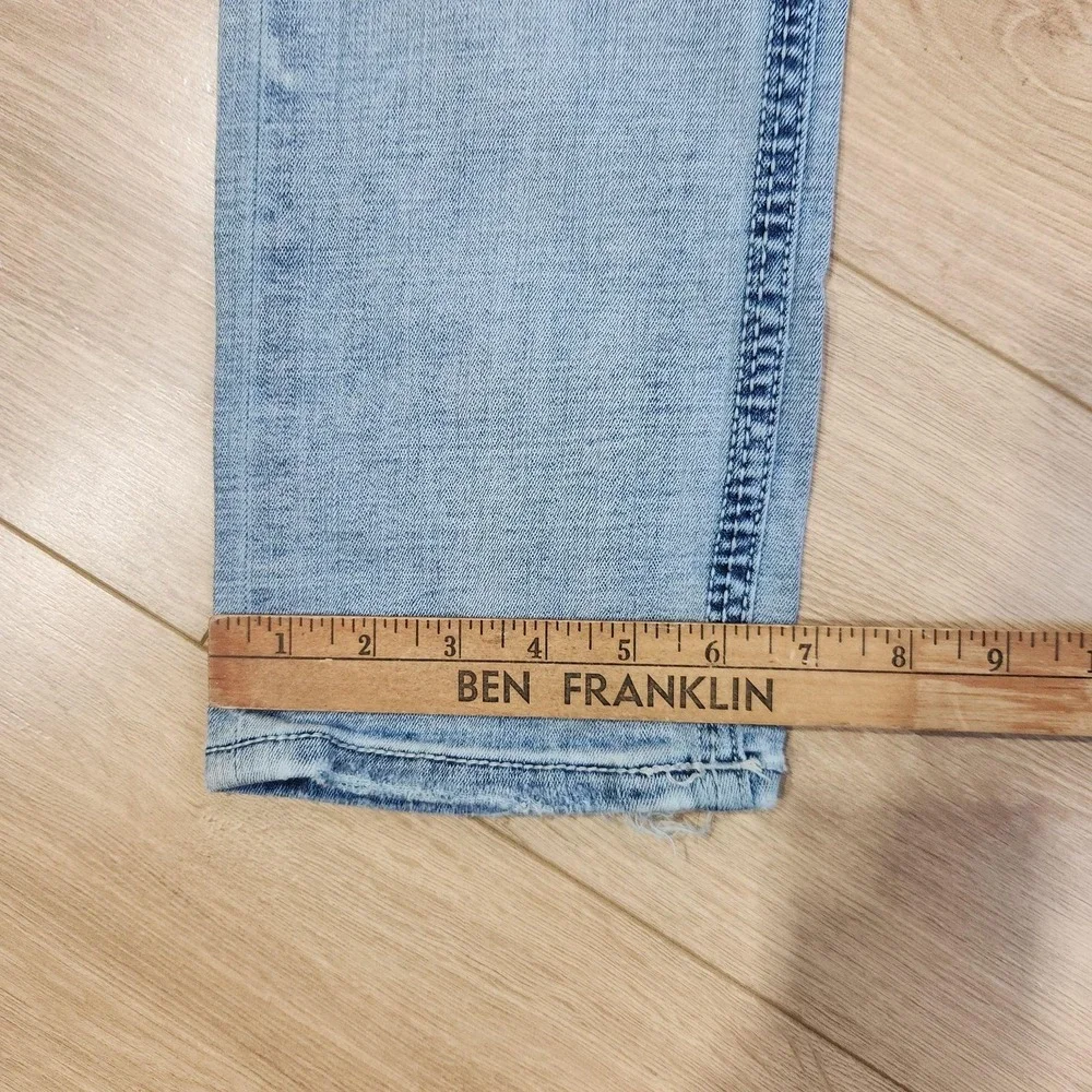 BKE Jake Straight Jeans Mens 28x30 Blue Light Wash Stretch Denim